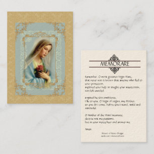 Heilige Karte unsere Dame mit Damast der Roten