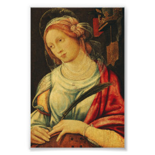 Heilige Katharina von Giovanni Battista Bertucci Fotodruck