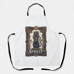 Heilige Katze Katze Altes Ägypten Vintage Vektor A Schürze