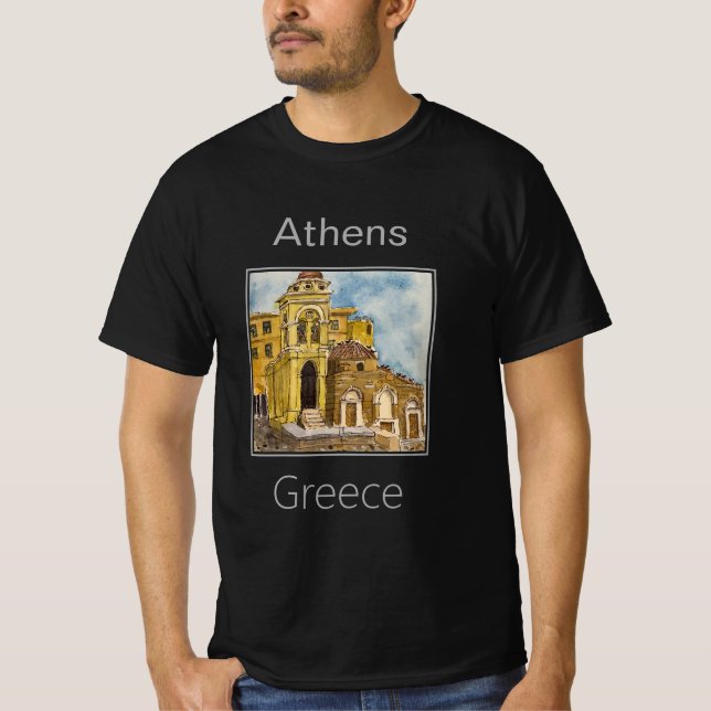 Heilige Kirche der Jungfrau Mary Pantanassa, Athen T-Shirt (Vorderseite)