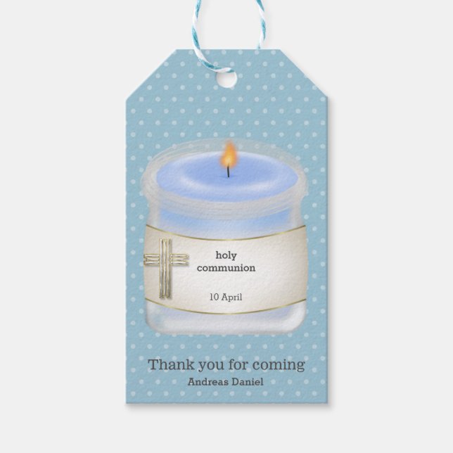 Heilige Kommunion Vielen Dank * Wählen Sie die Hin Geschenkanhänger (Vorderseite)