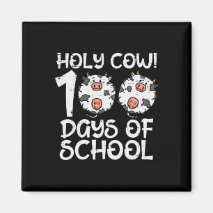 Heilige Kuh 100 Tage der Schule 100. Tag intellige Magnet