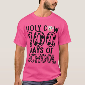 Heilige Kuh 100 Tage Schule Lehrer Schüler Mädchen T-Shirt