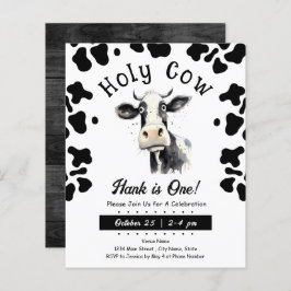Heilige Kuh 1. Geburtstag Wasserfarbe