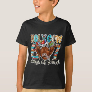 Heilige Kuh 67 Tage Schule Lehrer Sechs Sieben Mem T-Shirt