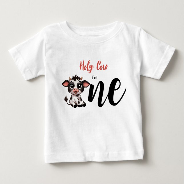 heilige Kuh Baby T-shirt (Vorderseite)