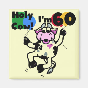 Heilige Kuh bin ich 60 T-Shirts und Geschenke Magnet