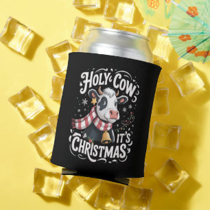 Heilige Kuh Es ist Weihnachten Lustiger Kuhliebhab Dosenkühler