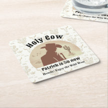 Heilige Kuh Funny Vintag Cowboy 50. Geburtstag