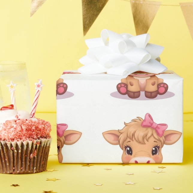Heilige Kuh Geschenkpapier (Geburtstagsparty)