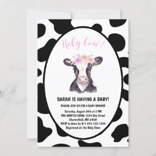 Heilige Kuh Geschlechtsenthüllung Baby Shower Einl Einladung