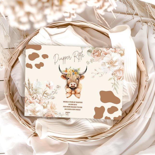 Heilige Kuh Grüne Hochland Kuh Diapper Raffle Begleitkarte (Von Creator hochgeladen)