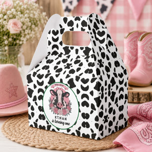 Heilige Kuh Ich bin ein Cowgirl 1. Geburtstag Part Geschenkschachtel