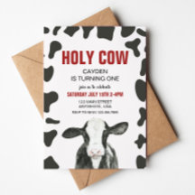 Heilige Kuh Ich bin ein roter Karierter Geburtstag