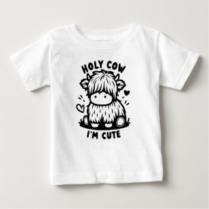 Heilige Kuh Ich bin Niedlich für Baby Bliss Baby T-shirt