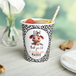 Heilige Kuh Karikaturen Ich bin ein Cowgirl 1. Geb Pappbecher