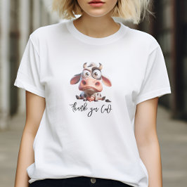 Heilige Kuh Karikaturen Ich bin ein Cowgirl 1. Geb T-Shirt