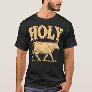 Heilige Kuh Lustige Zitate Wortspiel Lustige Grafi T-Shirt