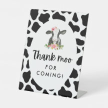 Heilige Kuh Mädchen Geburtstag Vielen Dank Moo für