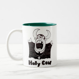 Heilige Kuh-Produkte der Cartoon-Kuh- Zweifarbige Tasse