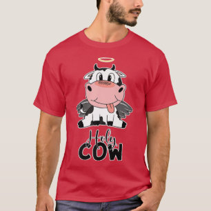 Heilige Kuh Pun Niedlich Kawaii Manga Rind Himmlis T-Shirt