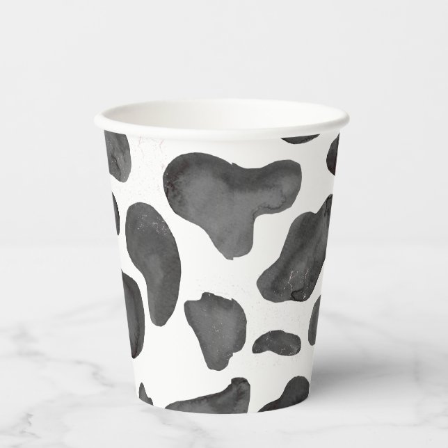 Heilige Kuh Rosa Kuh drucken Babydusche Bücher für Pappbecher (Vorderseite)