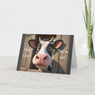 Heilige Kuh Sie sind 40 Karte