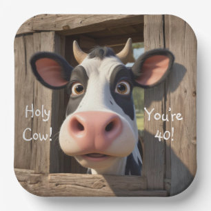 Heilige Kuh Sie sind 40 Pappteller