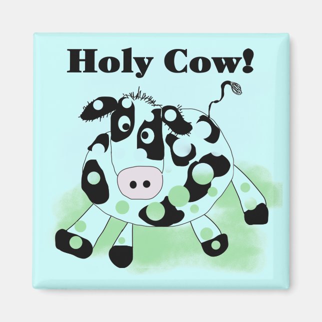 Heilige Kuh-T-Shirts und Geschenke Magnet (Vorne)