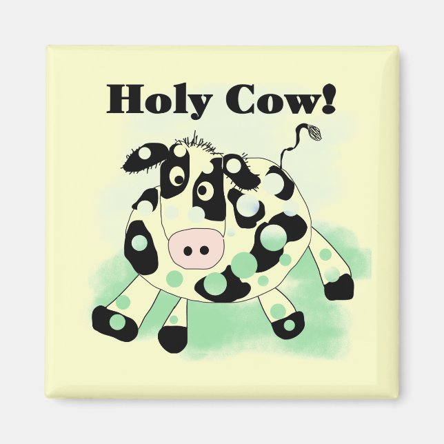 Heilige Kuh-T-Shirts und Geschenke Magnet (Vorne)