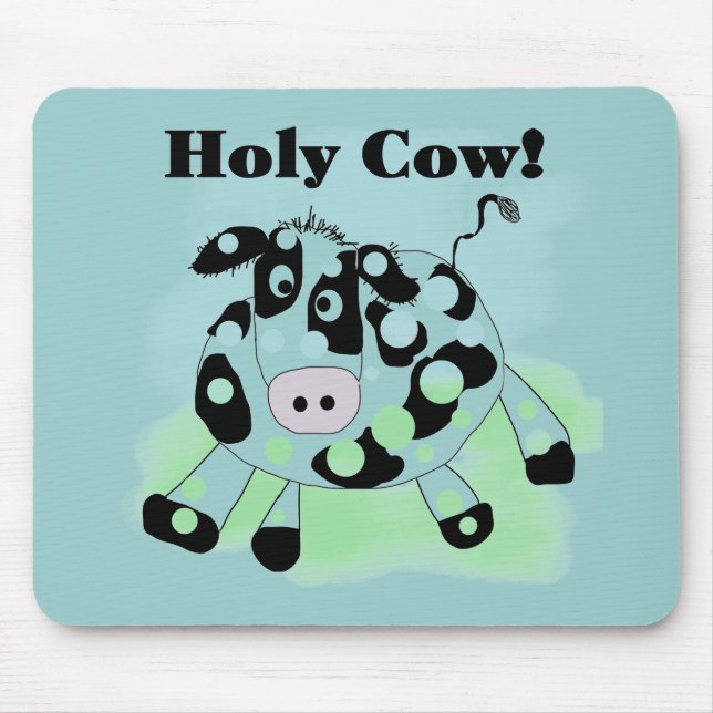 Heilige Kuh-T-Shirts und Geschenke Mousepad (Vorne)
