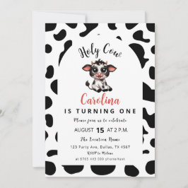 Heilige Kuh verwandelt eine Feiertagskarte