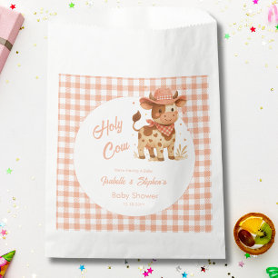 Heilige Kuh, wir haben ein rustikales Baby Peach K Geschenktütchen