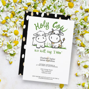 Heilige Kuh, wir werden sagen, ich bin Hochzeit Einladung