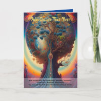 Heilige Kunst Mystischer Baum des Lebens spirituel
