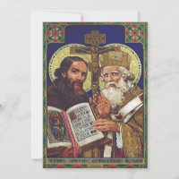 Heilige Kyril und Methodius Förderer Europas