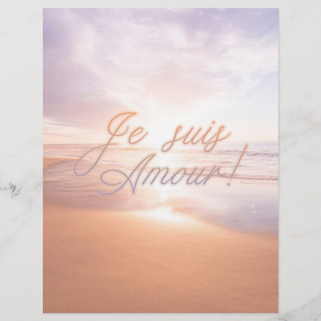 Heilige Liebe Liebe Poster Ich bin Liebe! (Vorderseite)