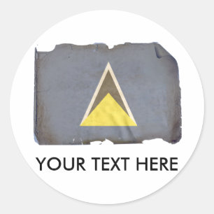 HEILIGE LUCIA RUNDER AUFKLEBER