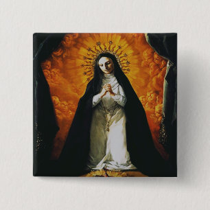 Heilige Margareta Maria Alacoque Button
