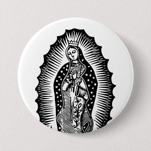 Heilige Maria Button (Vorderseite)