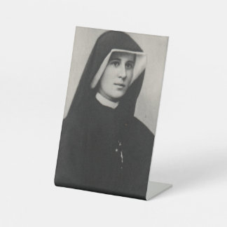 Heilige Maria Faustina Kowalska (1905-1938) Sockelschild