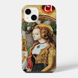 HEILIGE MARIA MAGDALENA Pergament Rubin Edelstein iPhone 14 Hülle