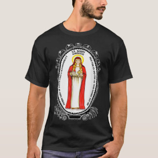 Heilige Maria Magdalene Bete an die katholische Sc T-Shirt