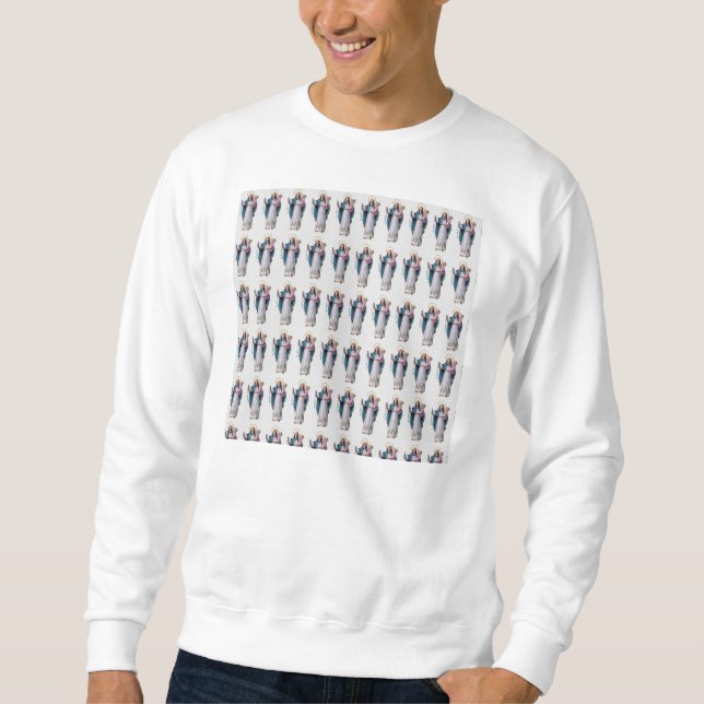 Heilige Maria, Mutter Jesu, Mutter Gottes, heilige Sweatshirt (Vorderseite)