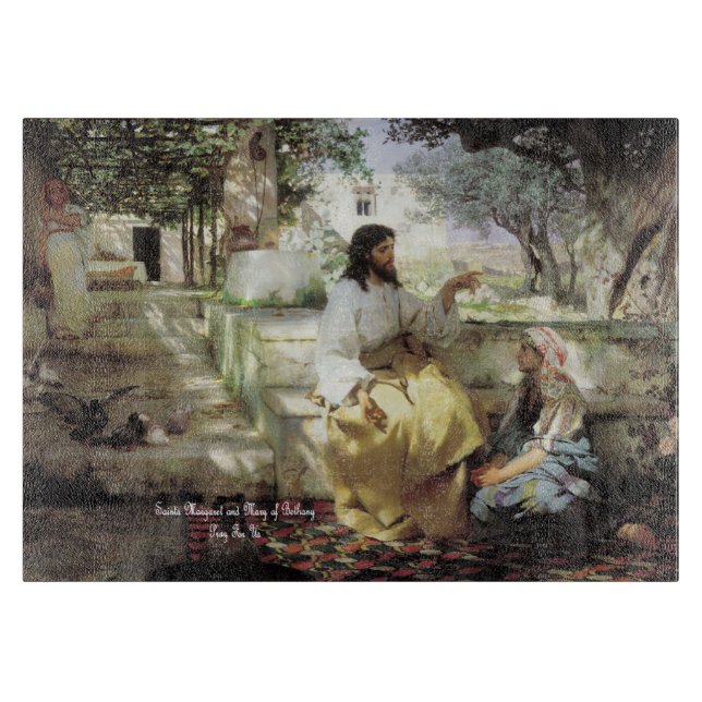 Heilige Martha und Maria von Bethany Schneidebrett (Vorderseite)