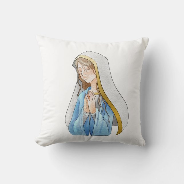 Heilige Mary Kissen (Vorderseite)