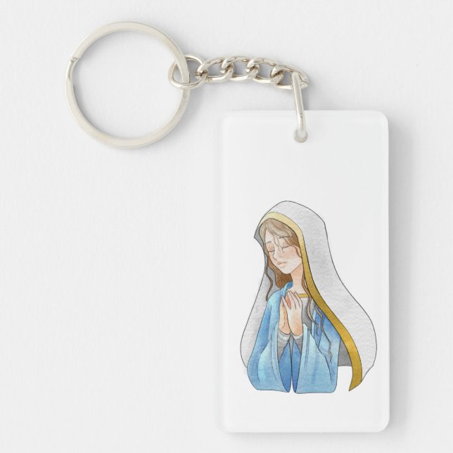 Heilige Mary Schlüsselanhänger (Vorderseite)