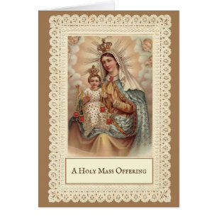 Heilige Messe bietet Mount Carmel Kind Jesus