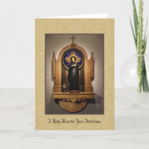 Heilige Messe Spende St. Gemma Galgani Karte