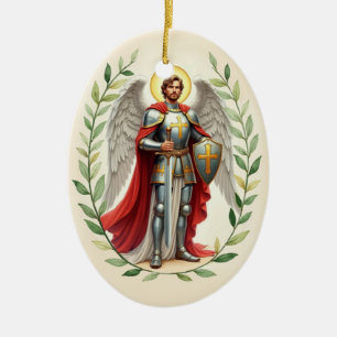 Heilige Michael der Erzengel Katholik Keramik Ornament